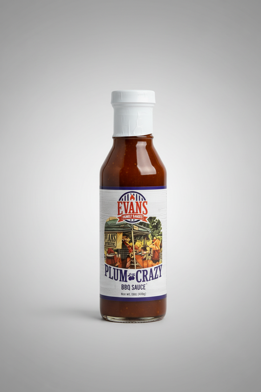 Plum Crazy BBQ Sauce - Clean Studio Shot